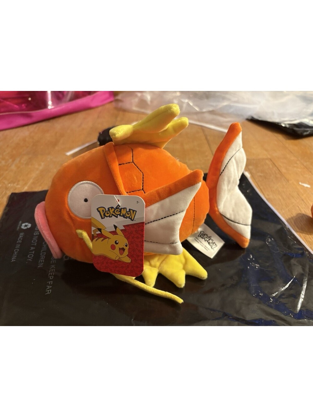 Jazwares Pokémon 10” Plush Magikarp  2024 - Nintendo Game Freak NWT